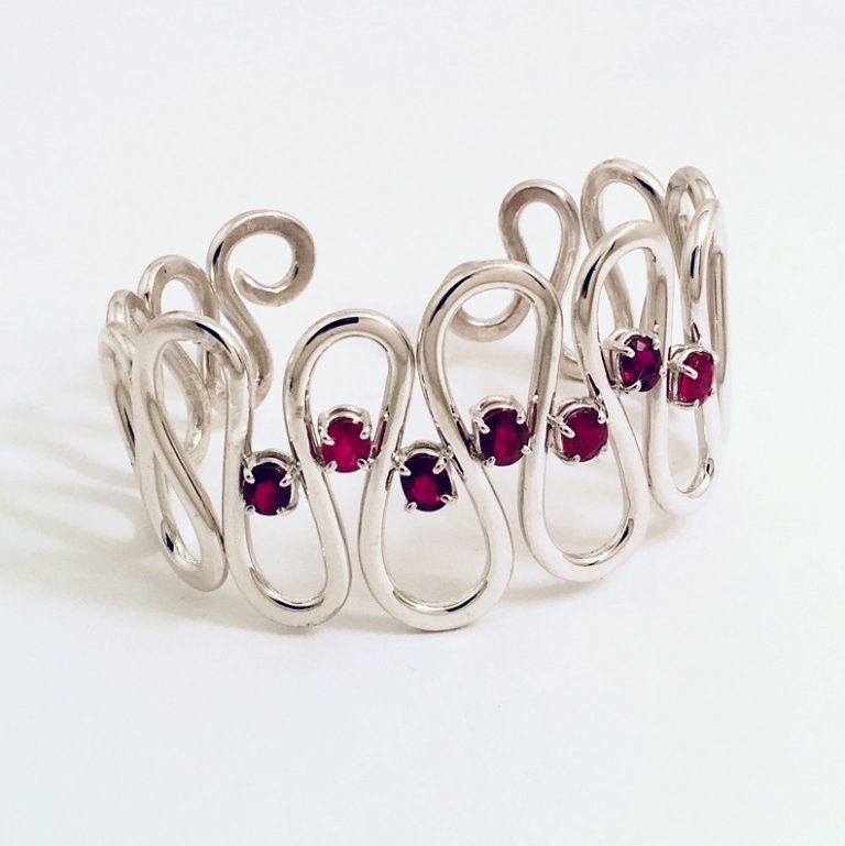 sterling wave with rubies1